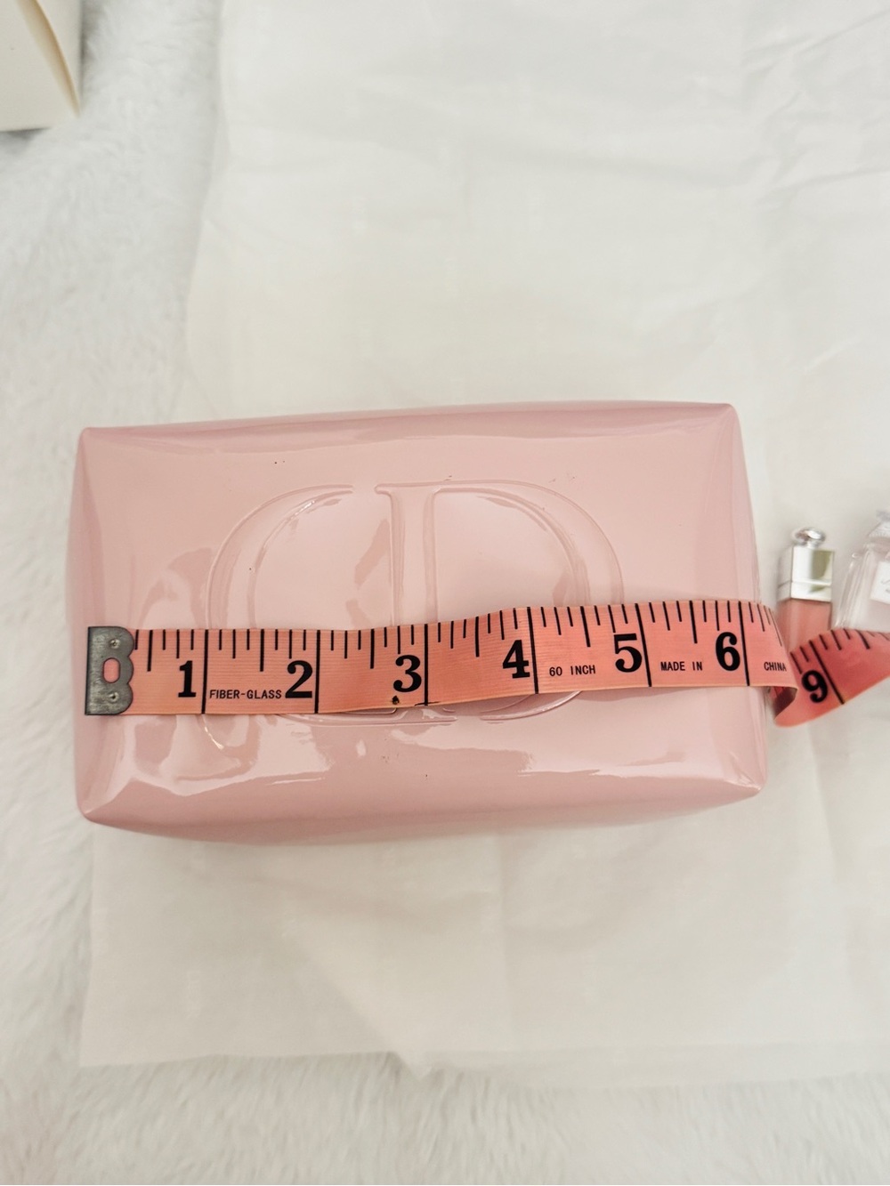 Dior beauty Pink makeup Pouch with Lip Gloss, mascara & Mini Fragrance - Picture 3 of 8